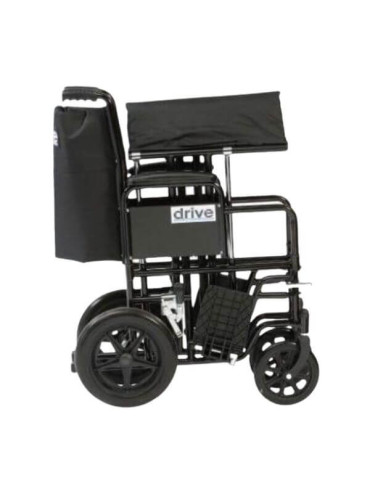 Heavy Duty Bariatric Steel 22 Inch Wheelchair - 200kg 2